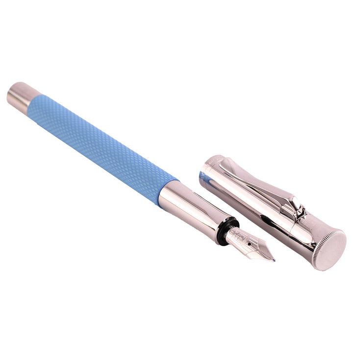 Graf Von Faber-Castell Guilloche Fountain Pen - Gulf Blue B