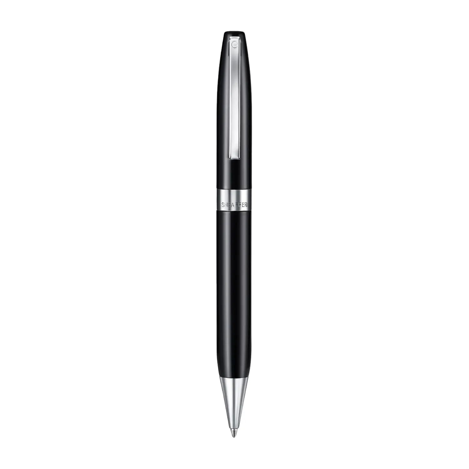 Sheaffer Legacy 9064 Glossy Black Ballpoint Pen with Chrome Plated Trims