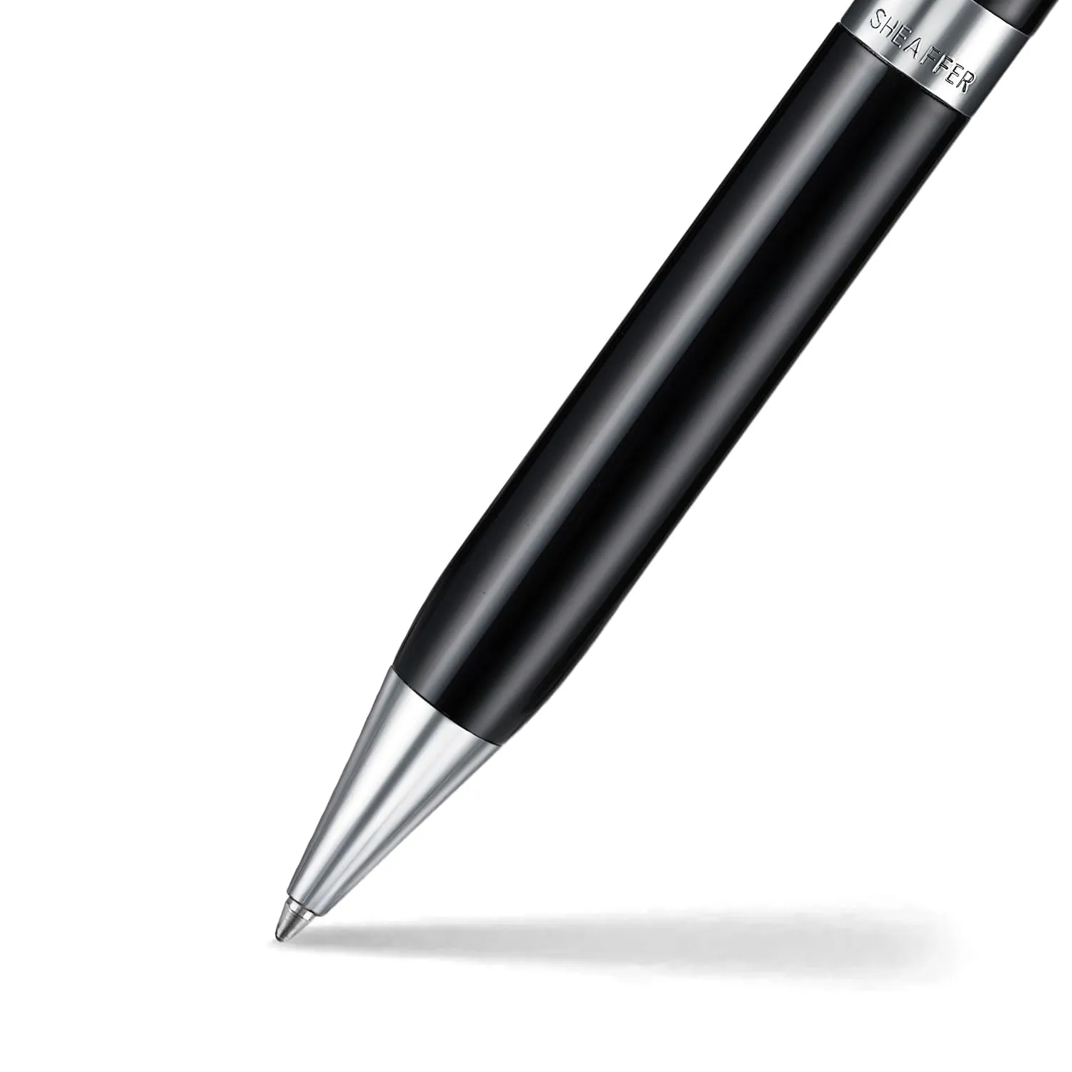 Sheaffer Legacy 9064 Glossy Black Ballpoint Pen with Chrome Plated Trims