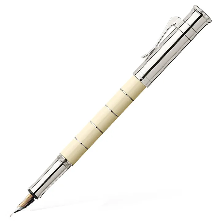 Graf Von Faber-Castell Classic Anello Fountain Pen - Ivory B