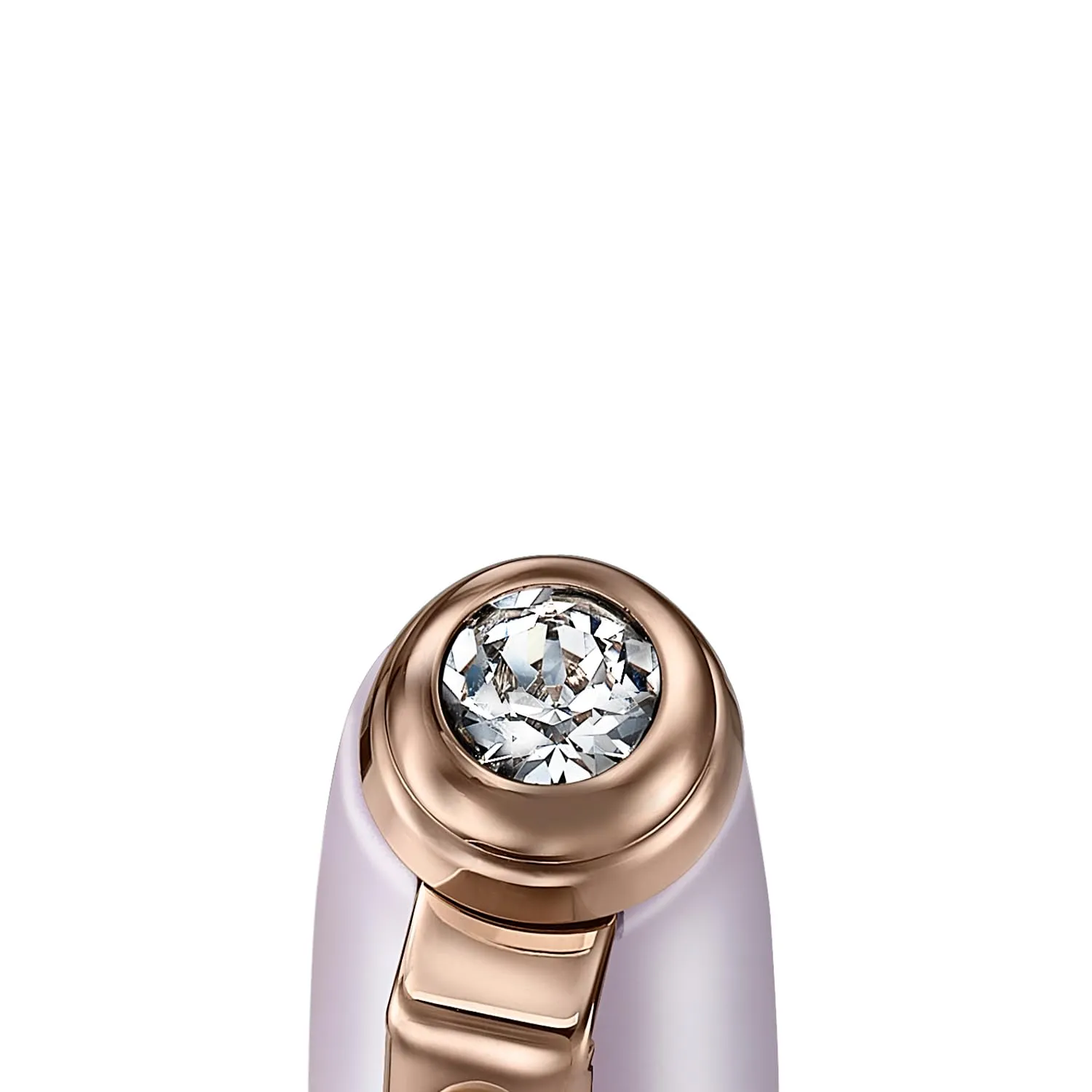 Sheaffer Emily in Paris Prelude Mini 9810 Pastel Pink Ballpoint Pen and PVD Rose Gold Trims with Heart Emblem and Crystal