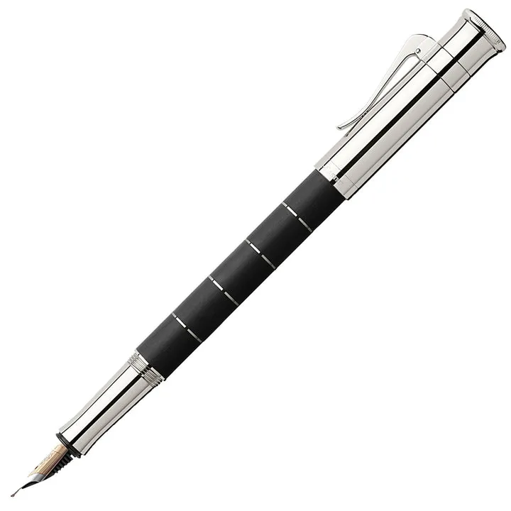 Graf Von Faber-Castell Classic Anello Fountain Pen - Ebony B