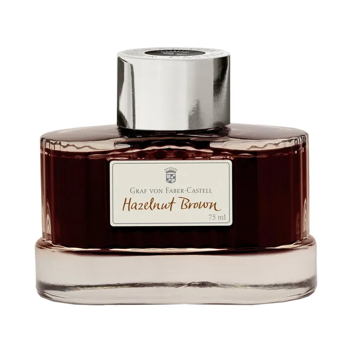 Graf Von Faber-Castell Hazelnut Brown Ink Bottle - 75ml