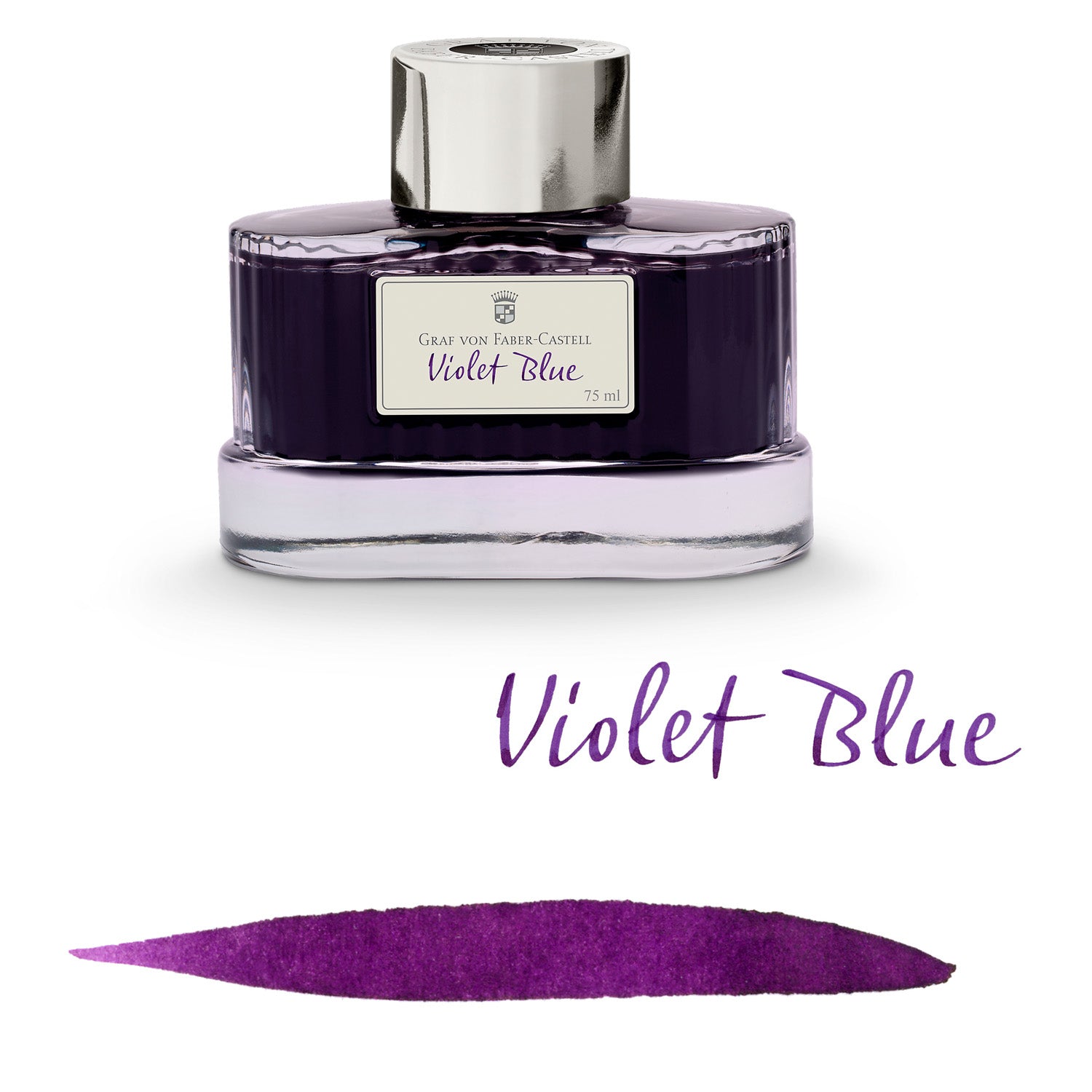 Graf Von Faber-Castell Violet Blue Ink Bottle - 75ml