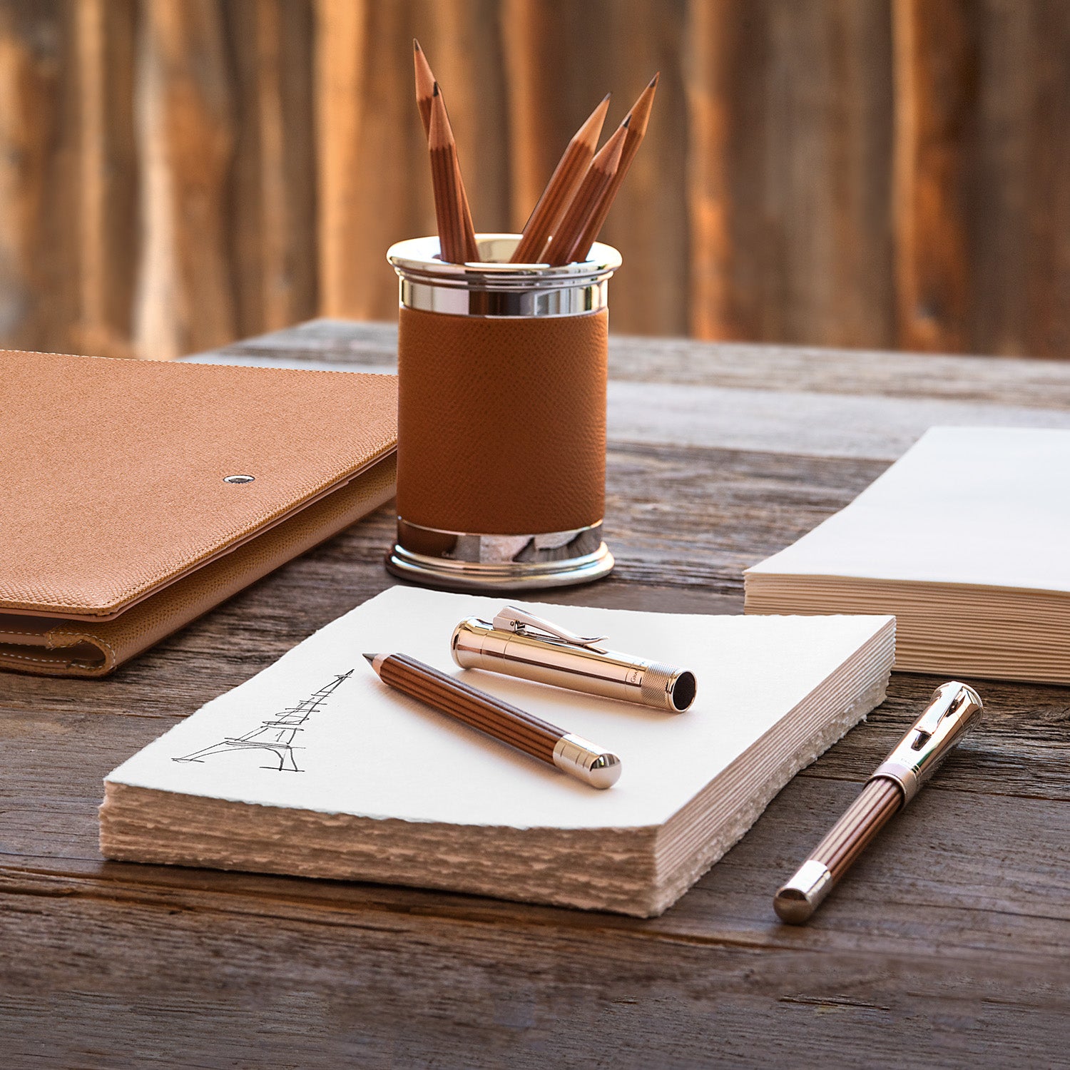 Graf Von Faber-Castell Magnum Brown Perfect Pencil