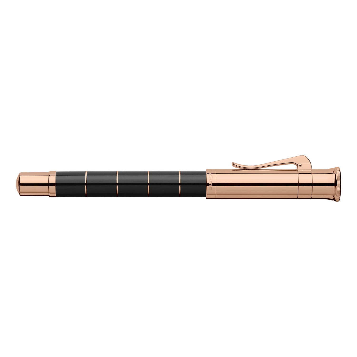 Graf Von Faber-Castell Classic Anello Roller Ball Pen - Black Rosegold