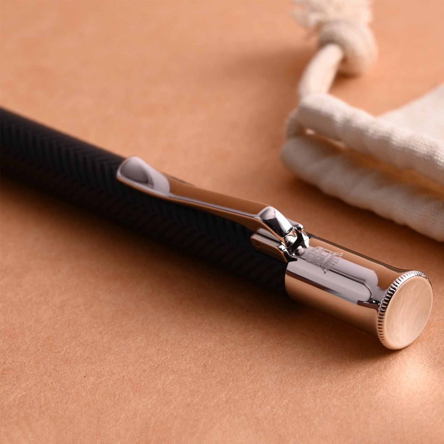 Graf Von Faber-Castell Guilloche Cisele Ball Pen - Anthracite