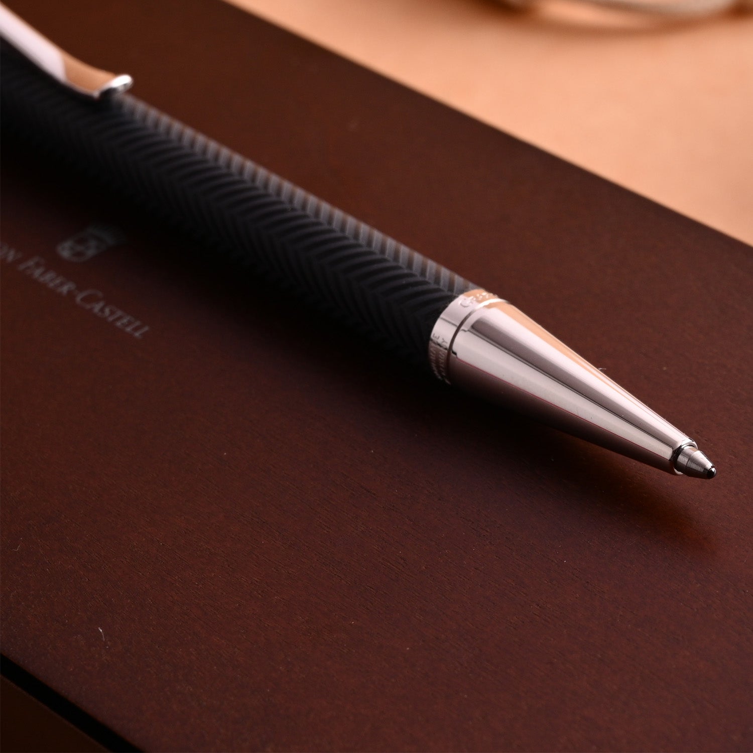 Graf Von Faber-Castell Guilloche Cisele Ball Pen - Anthracite