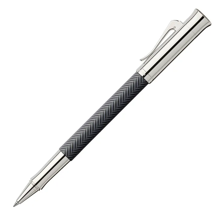 Graf Von Faber-Castell Guilloche Cisele Roller Ball Pen - Anthracite