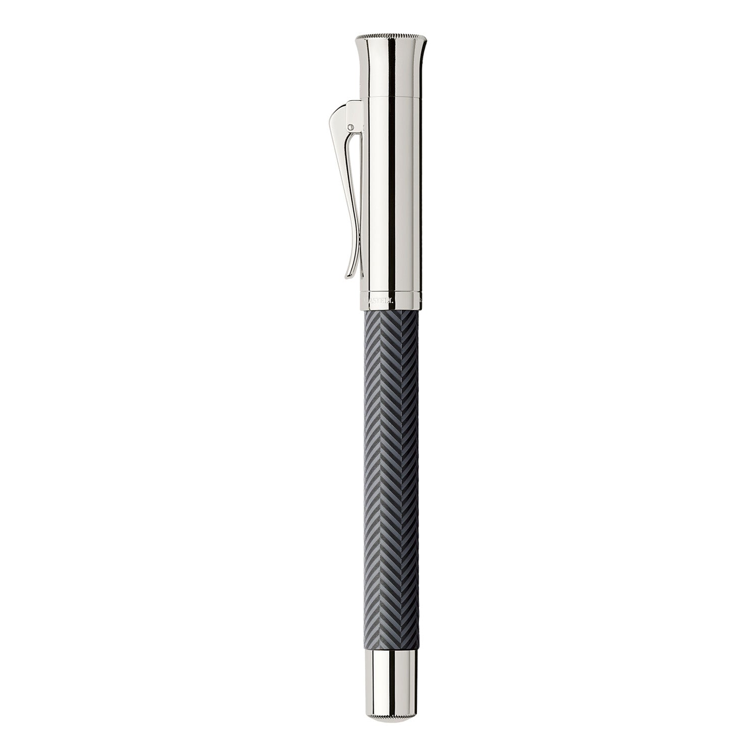 Graf Von Faber-Castell Guilloche Cisele Fountain Pen - Anthracite F