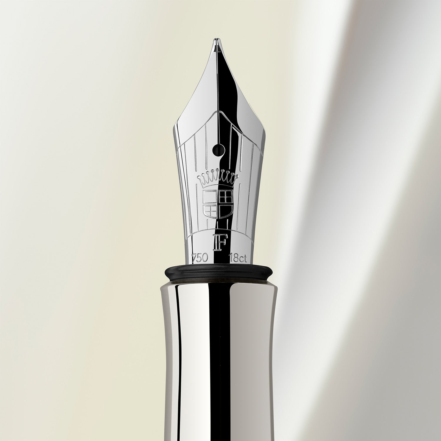 Graf Von Faber-Castell Guilloche Cisele Fountain Pen - Anthracite F