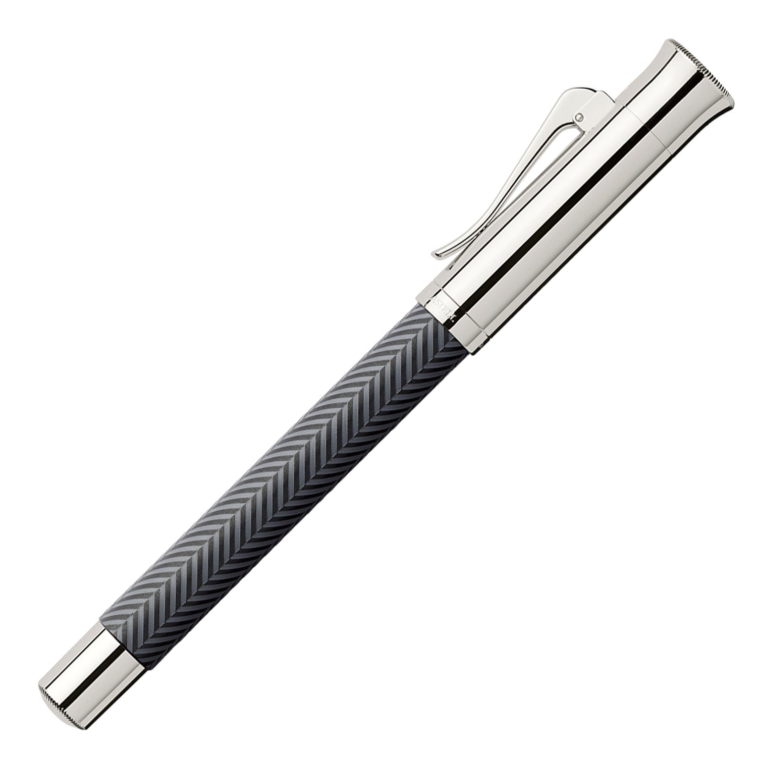 Graf Von Faber-Castell Guilloche Cisele Fountain Pen - Anthracite F