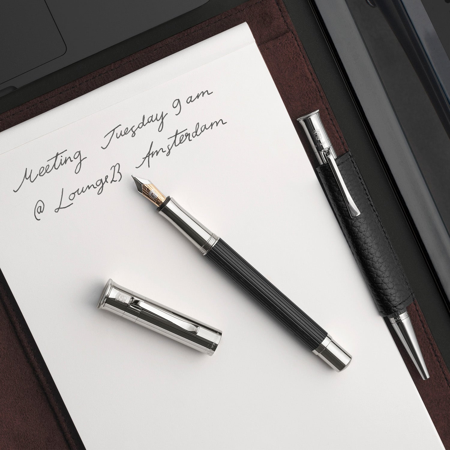 Graf Von Faber-Castell Classic Fountain Pen - Ebony F