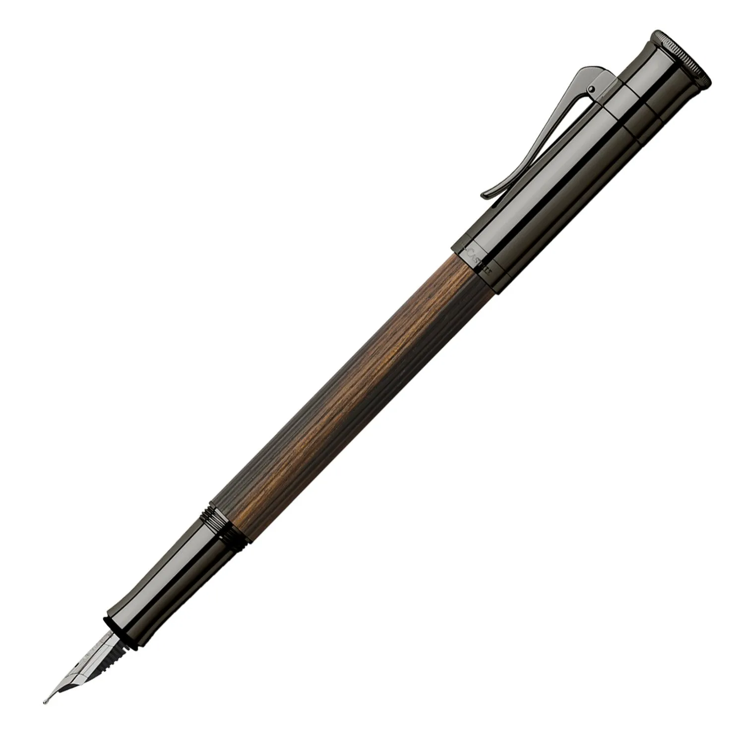 Graf Von Faber-Castell Classic Macassar Fountain Pen - Black Edition B