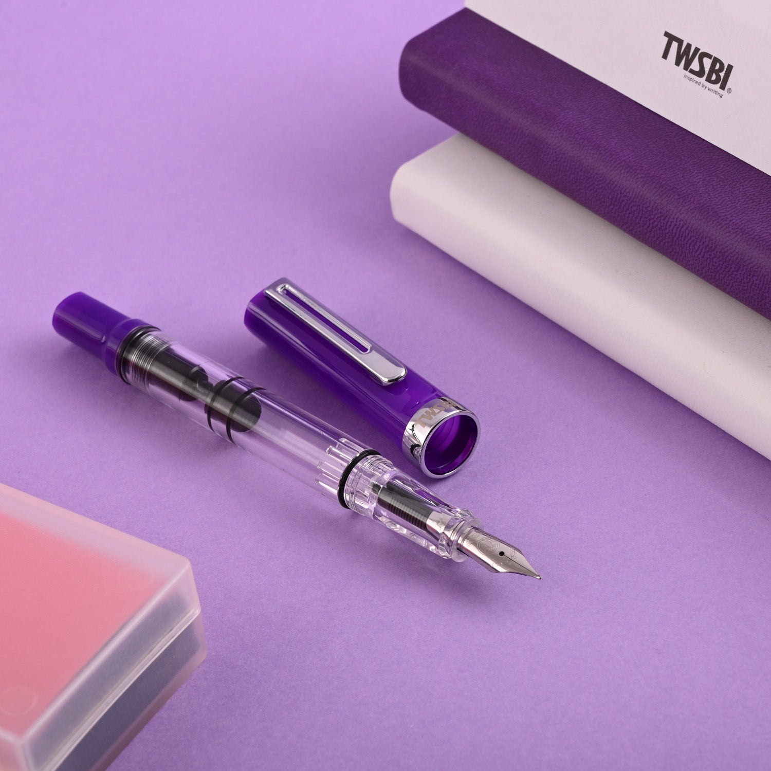 Twsbi Eco T Eggplant Fountain Pen Stub 1.1