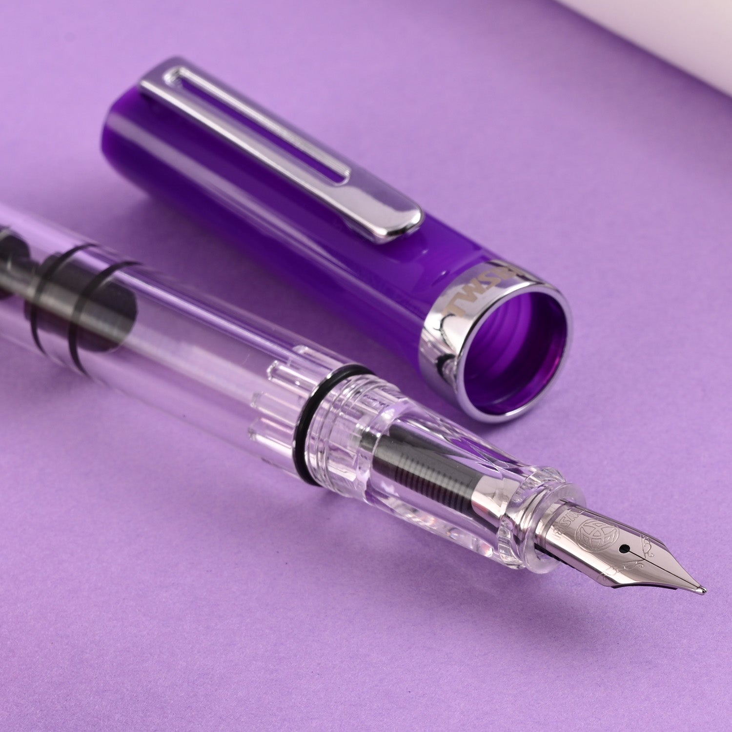 Twsbi Eco T Eggplant Fountain Pen Stub 1.1