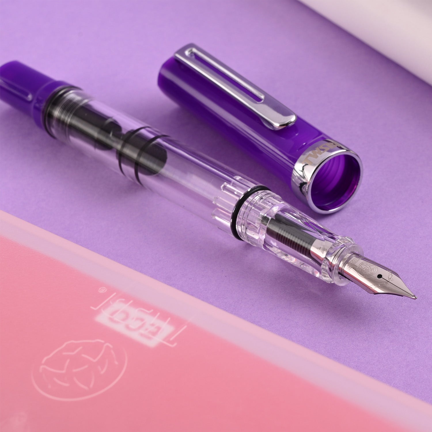 Twsbi Eco T Eggplant Fountain Pen Stub 1.1