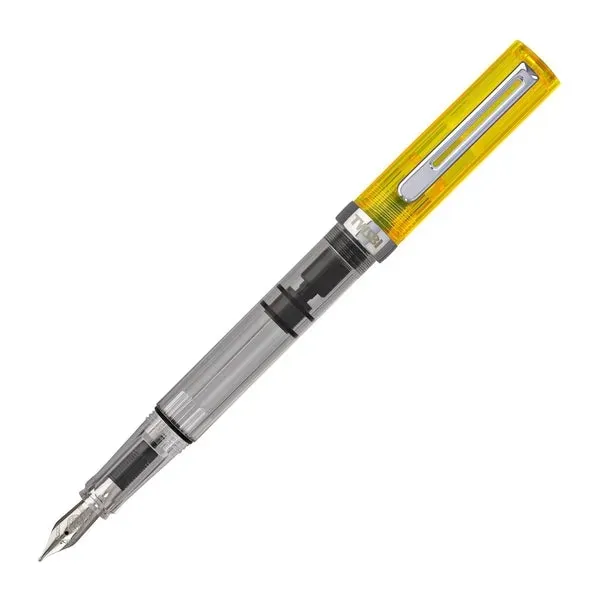 TWSBI Eco Fountain Pen in Transparent Yellow Stub 1.1