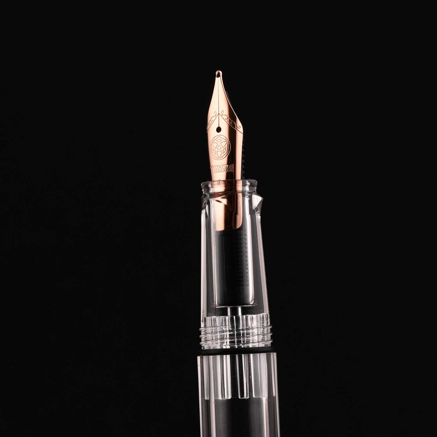 TWSBI Eco Fountain Pen In Creme With Rosegold Trim Medium