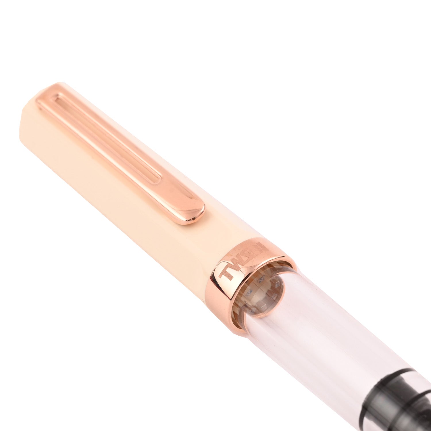 TWSBI Eco Fountain Pen in Creme with Rosegold Trim Extra Fine