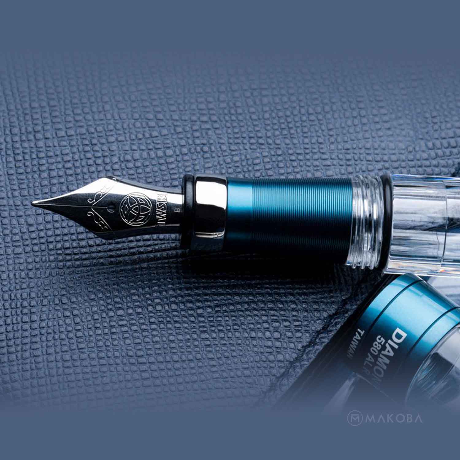 TWSBI Diamond 580ALR Fountain Pen in Prussian Blue Special Edition Extra Fine