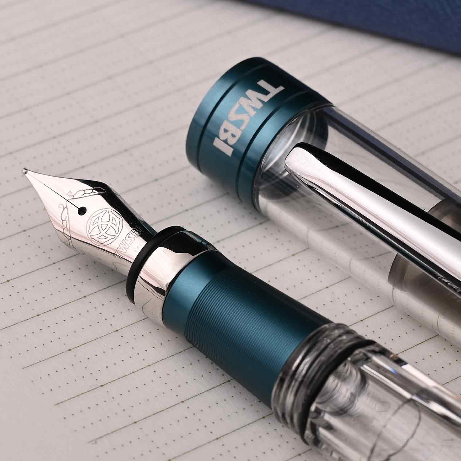 TWSBI Diamond 580ALR Fountain Pen in Prussian Blue Special Edition Extra Fine