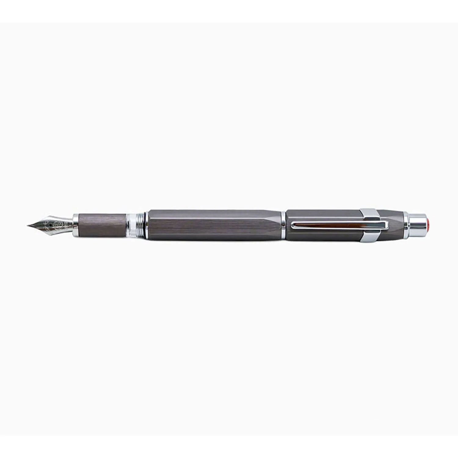 TWSBI PRECISION GUN METAL FOUNTAIN PEN MEDIUM NIB