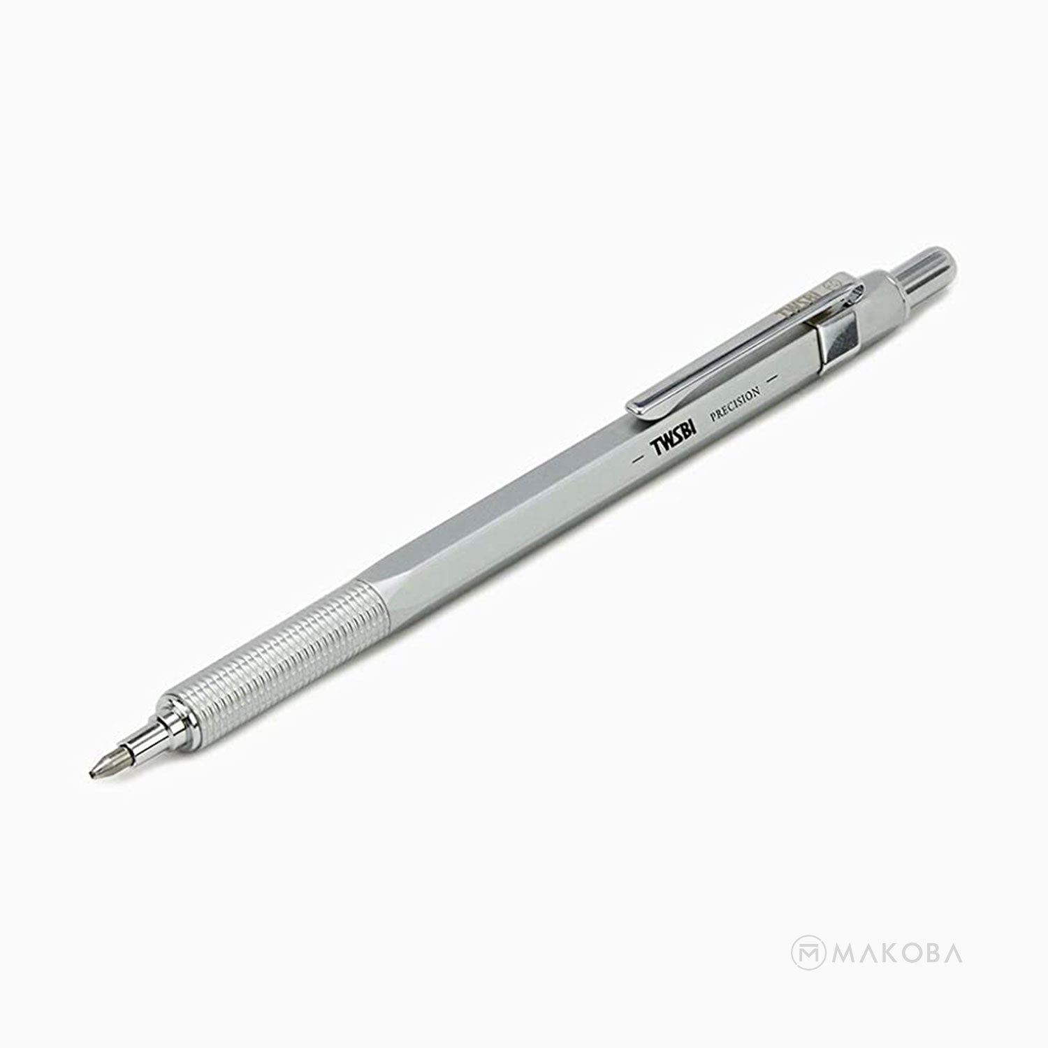 TWSBI Precision Mechanical Pencil - Retractable Tip - 0.7 mm - Silver