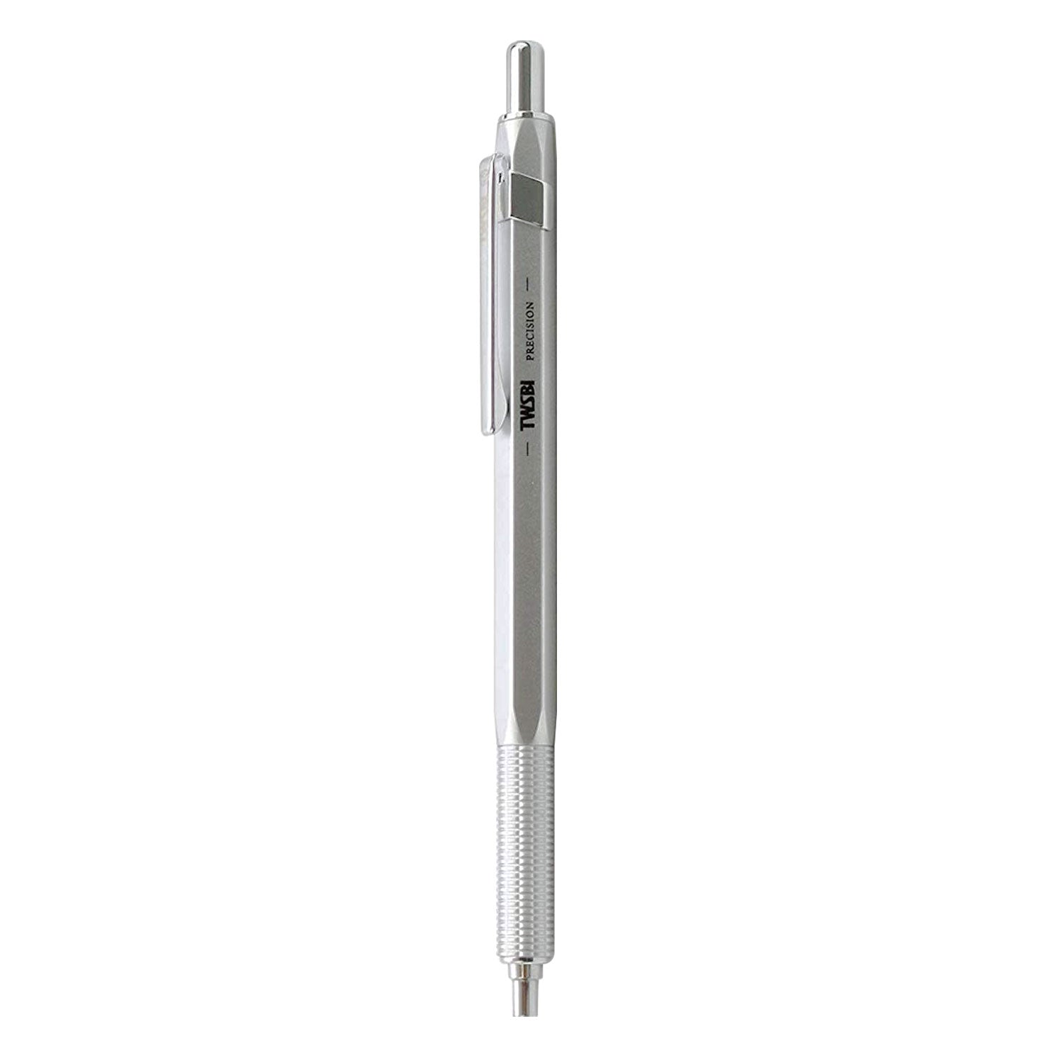 TWSBI Precision Mechanical Pencil - Retractable Tip - 0.7 mm - Silver