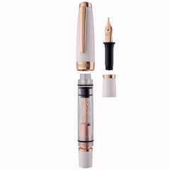 TWSBI Mini Fountain Pen in White Rose Gold Special Edition Broad