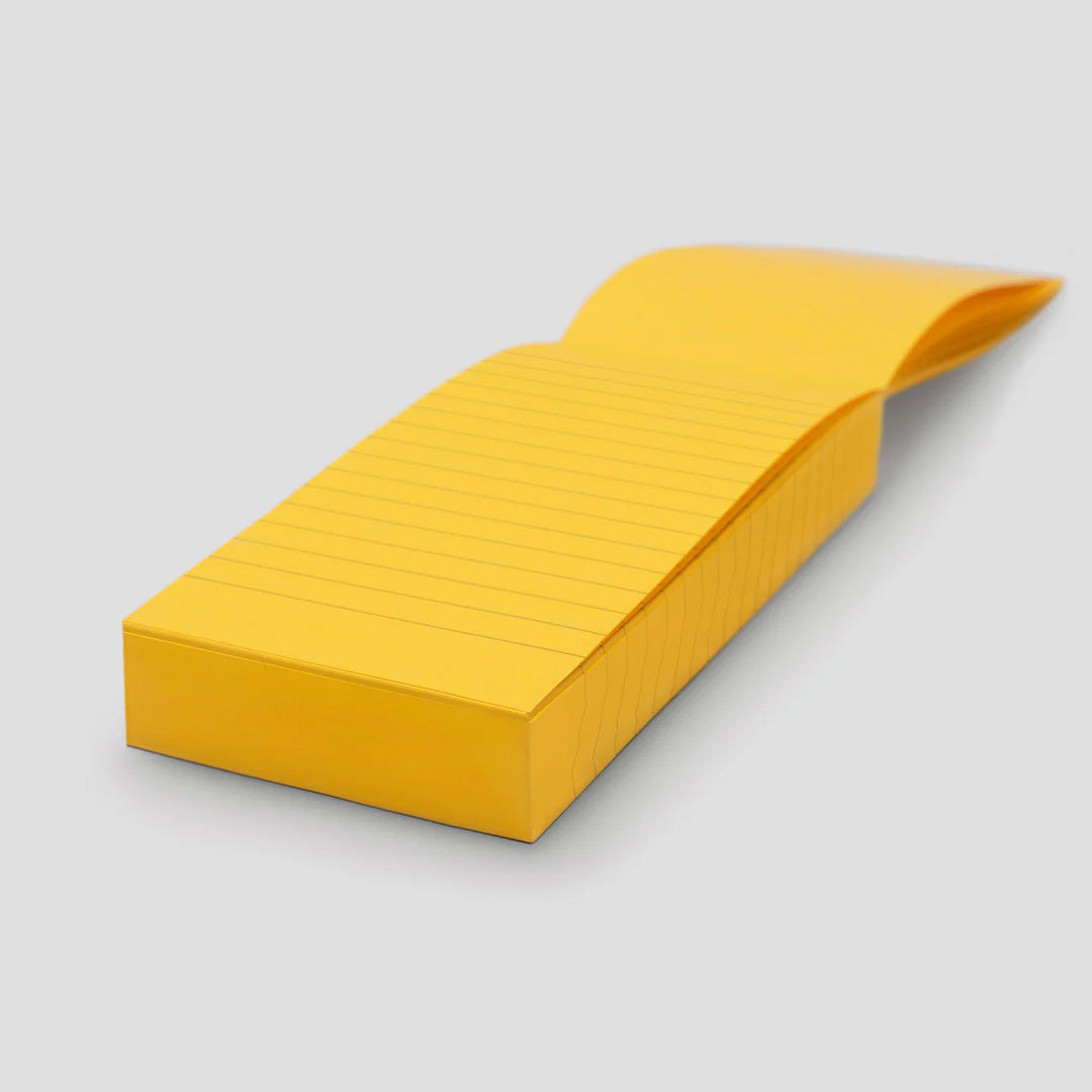 myPAPERCLIP Memo Block, Small (2.75 x 5.98 in.), Ruled, HP Yellow (MB250S-R HP Yellow)