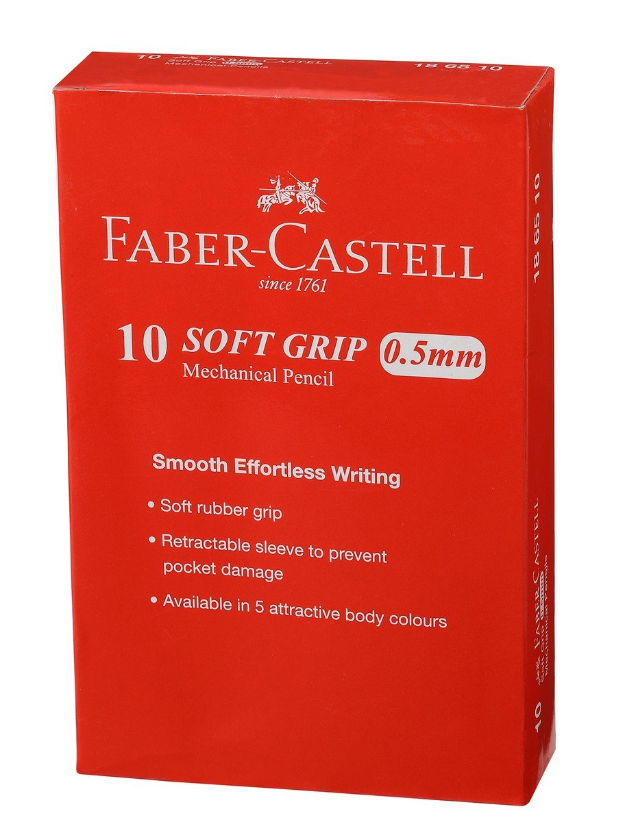Faber-Castell Soft-Grip Mechanical Pencil - 0.5mm (Assorted)