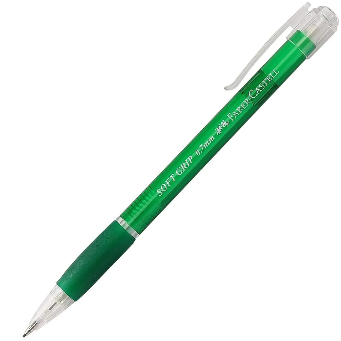 Faber-Castell Soft-Grip Mechanical Pencil - 0.7mm, Pack of 10 (Assorted)