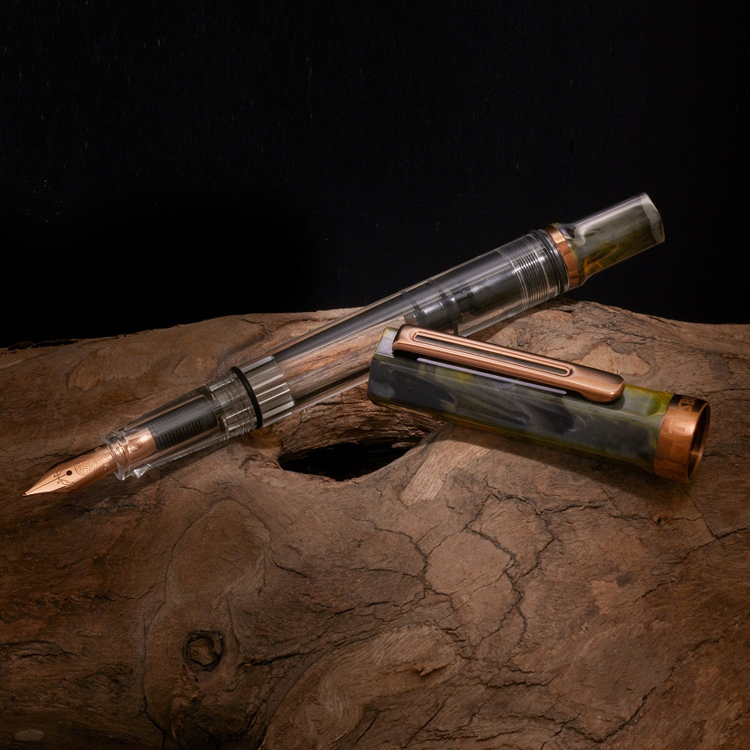 TWSBI Eco Serpentine with Bronze Fountain pen Broad