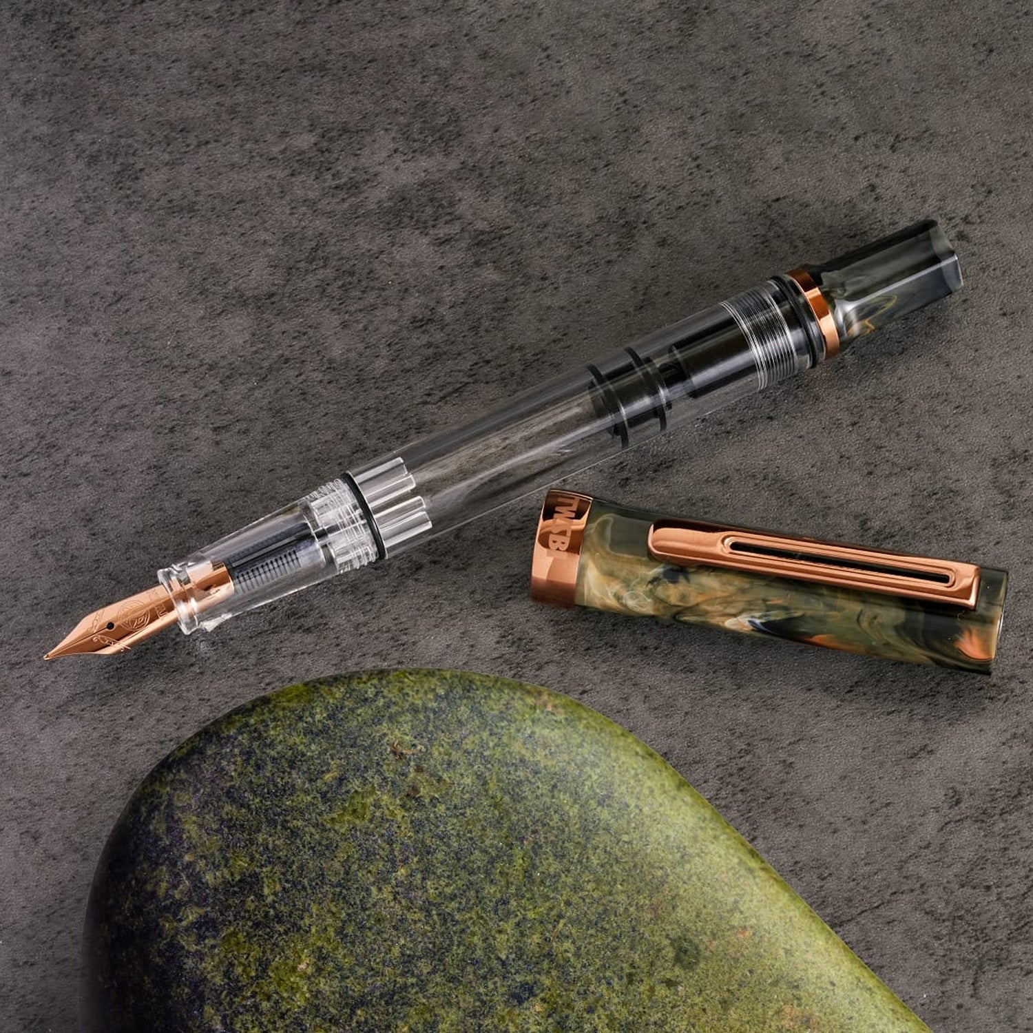 TWSBI Eco Serpentine with Bronze Fountain pen Broad