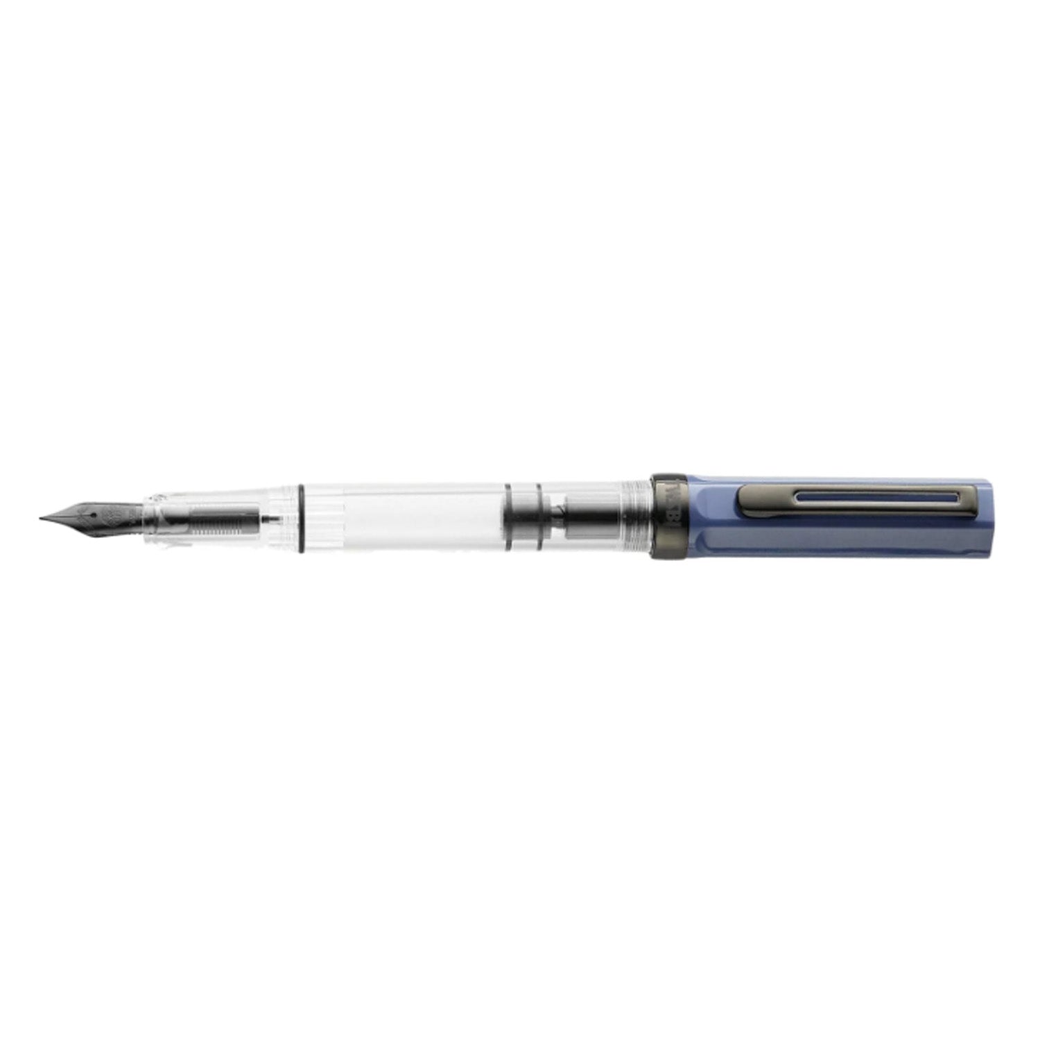 TWSBI Eco Fountain Pen in Slate Blue with Onyx Trim Medium