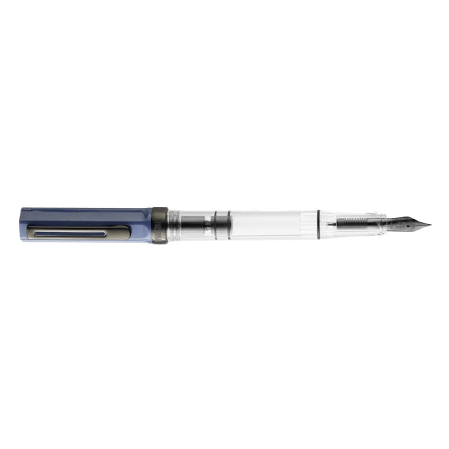 TWSBI Eco Fountain Pen in Slate Blue with Onyx Trim Medium