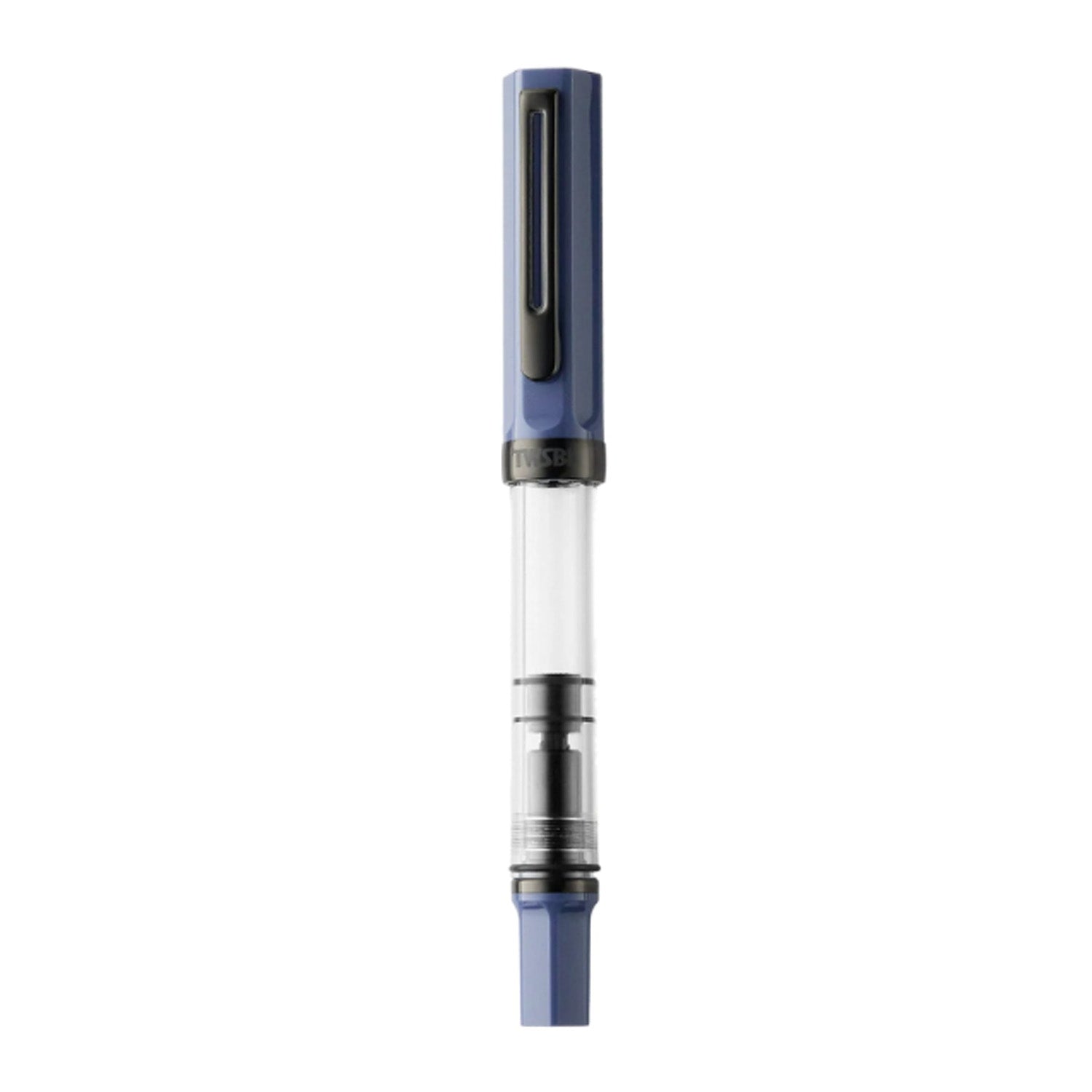 TWSBI Eco Fountain Pen in Slate Blue with Onyx Trim Medium
