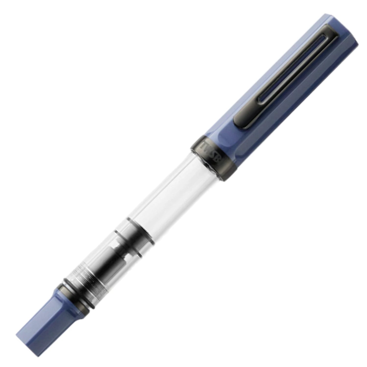 TWSBI Eco Fountain Pen in Slate Blue with Onyx Trim Medium