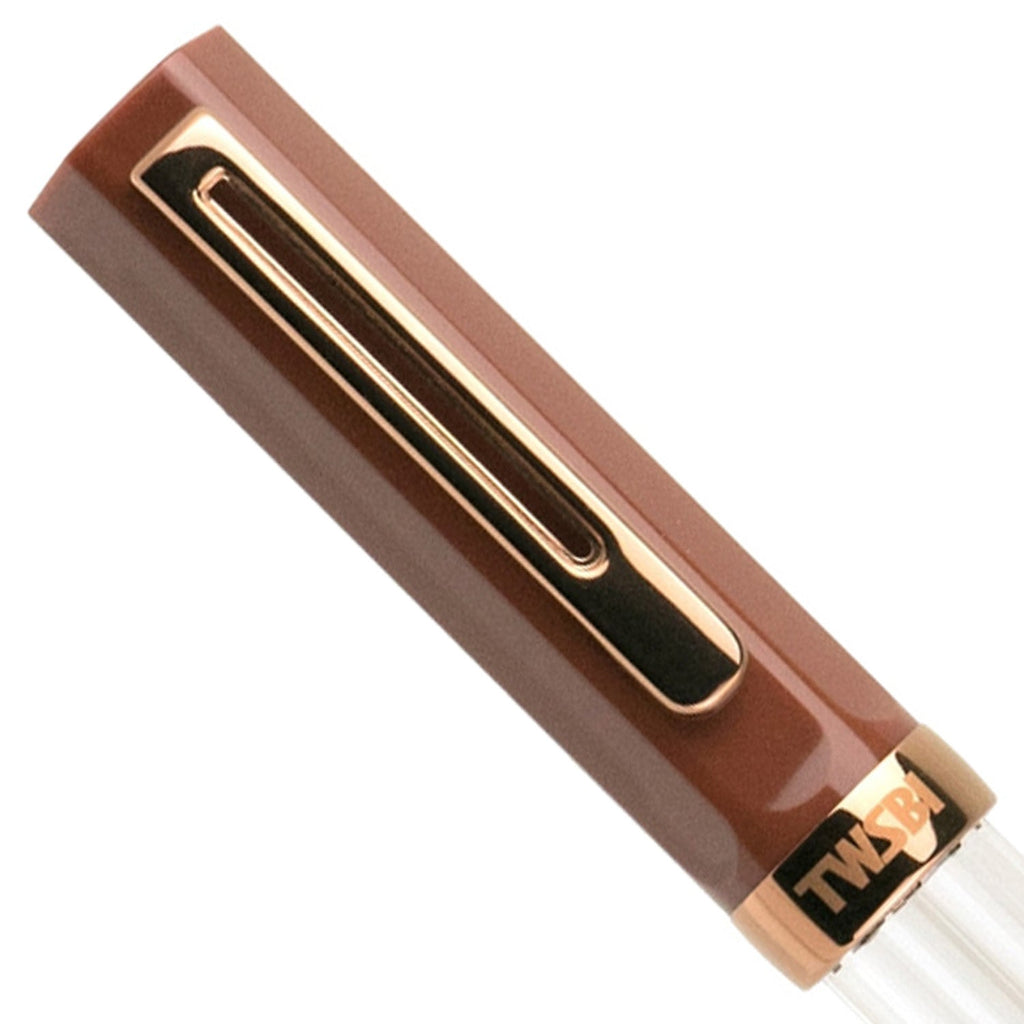 TWSBI ECO FOUNTAIN PEN IN ESPRESSO WITH BRONZE Stub 1.1