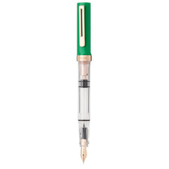 TWSBI Eco-T Fountain Pen in Royal Jade Special Edition with 18mL Midnight Blue Ink Stub 1.1