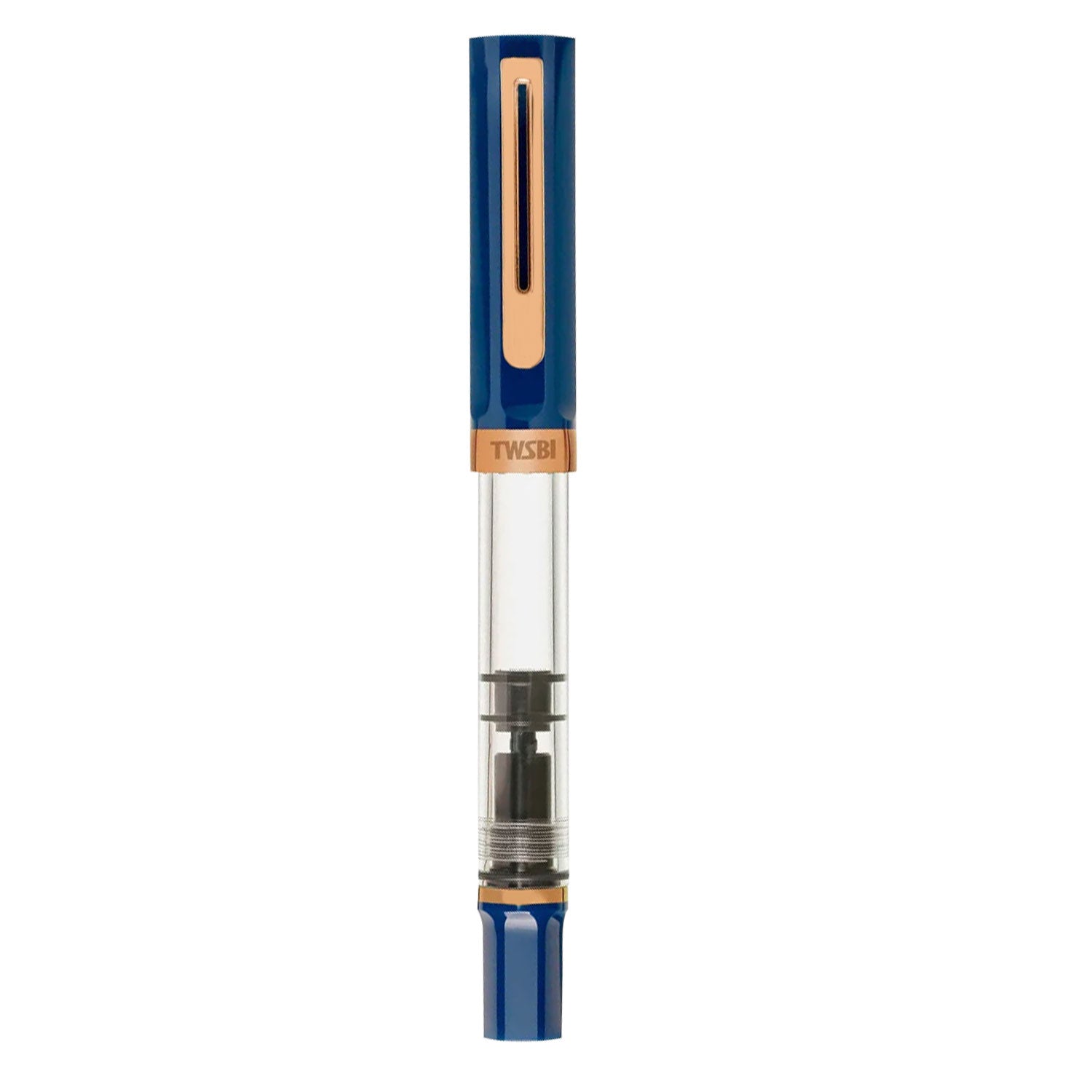 TWSBI Eco Fountain Pen In Indigo Blue With Bronze Trim Fine