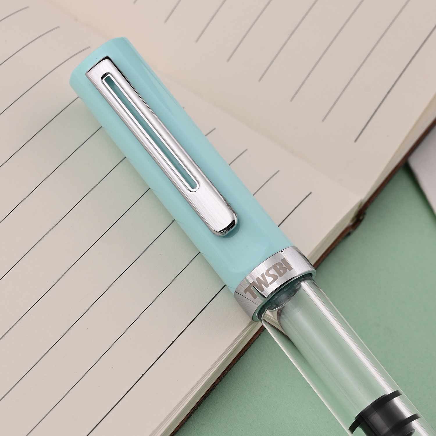 TWSBI ECO T Fountain Pen Mint Blue B