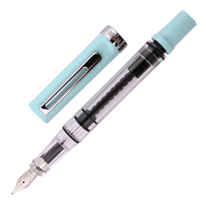TWSBI ECO T Fountain Pen Mint Blue Stub 1.1