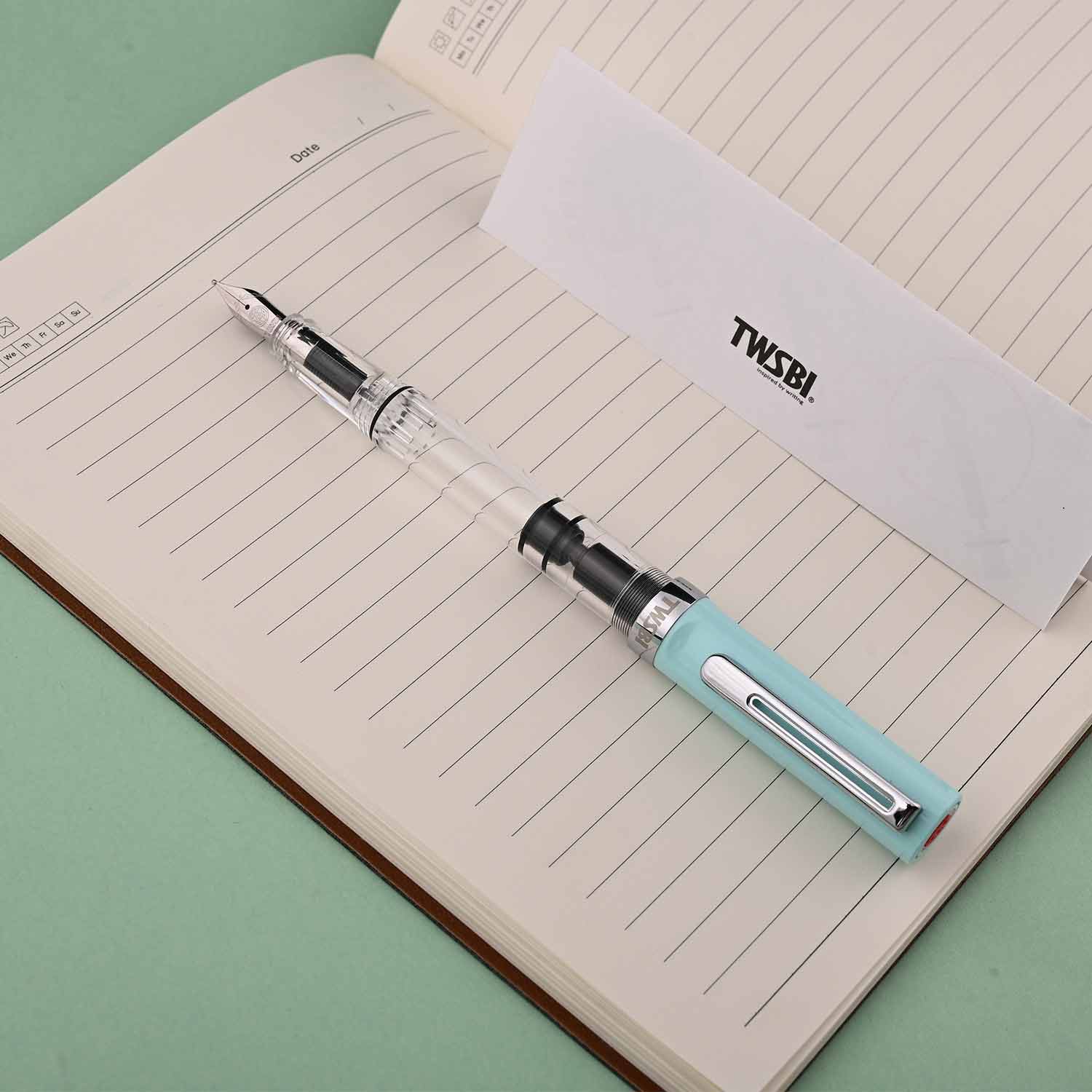 TWSBI ECO T Fountain Pen Mint Blue B
