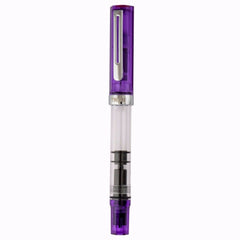 Twsbi Eco Transparent Purple Fountain Pen - EF