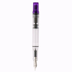 Twsbi Eco Transparent Purple Fountain Pen - EF