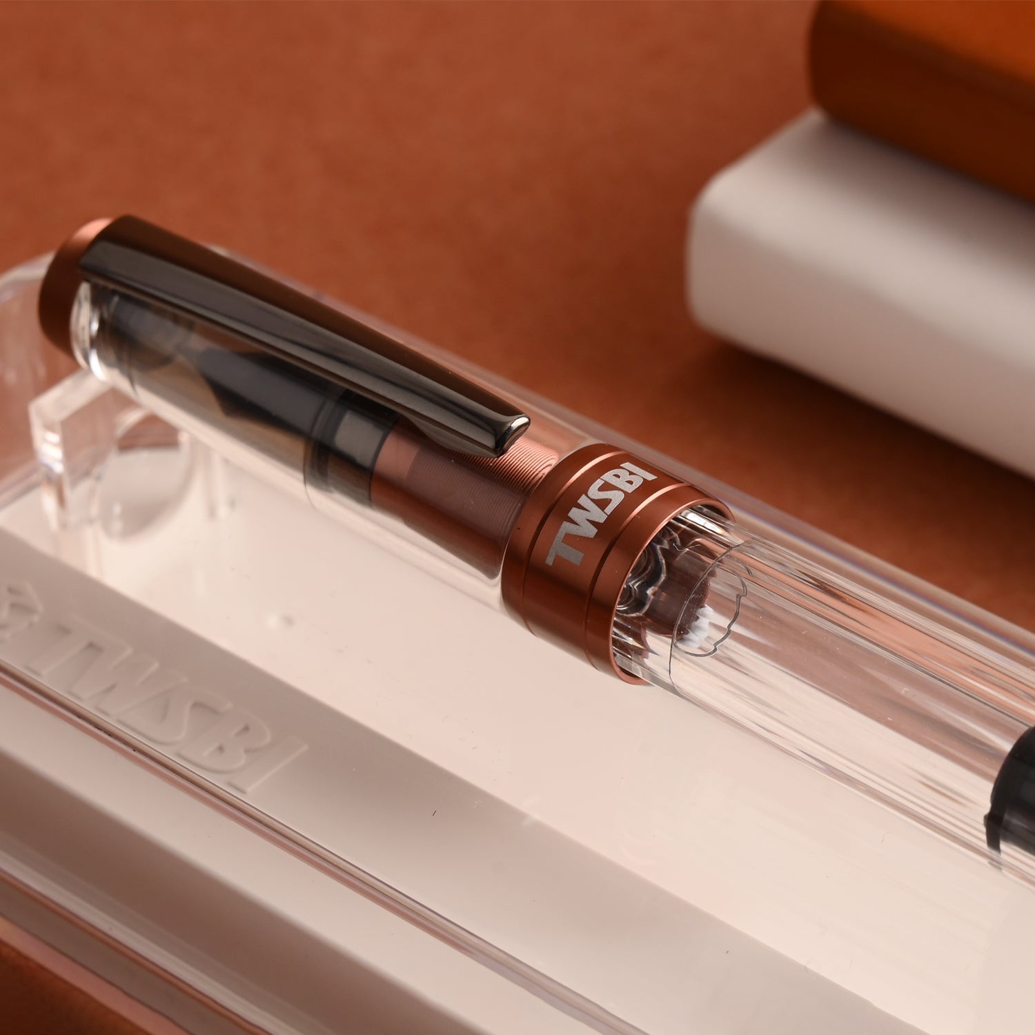 TWSBI Diamond 580ALR Fountain Pen in Affogato with Onyx Medium