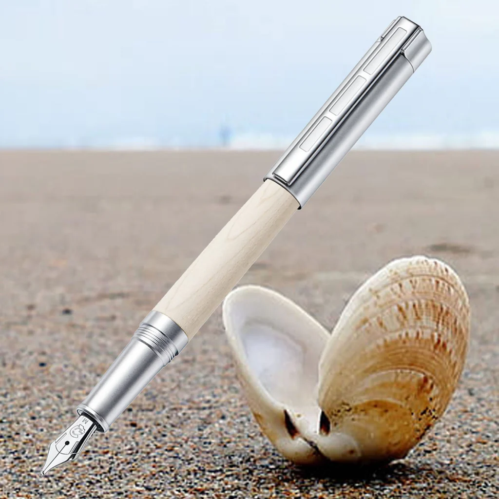 Staedtler Premium Lignum Maple Wood CT Fountain Pen Broad