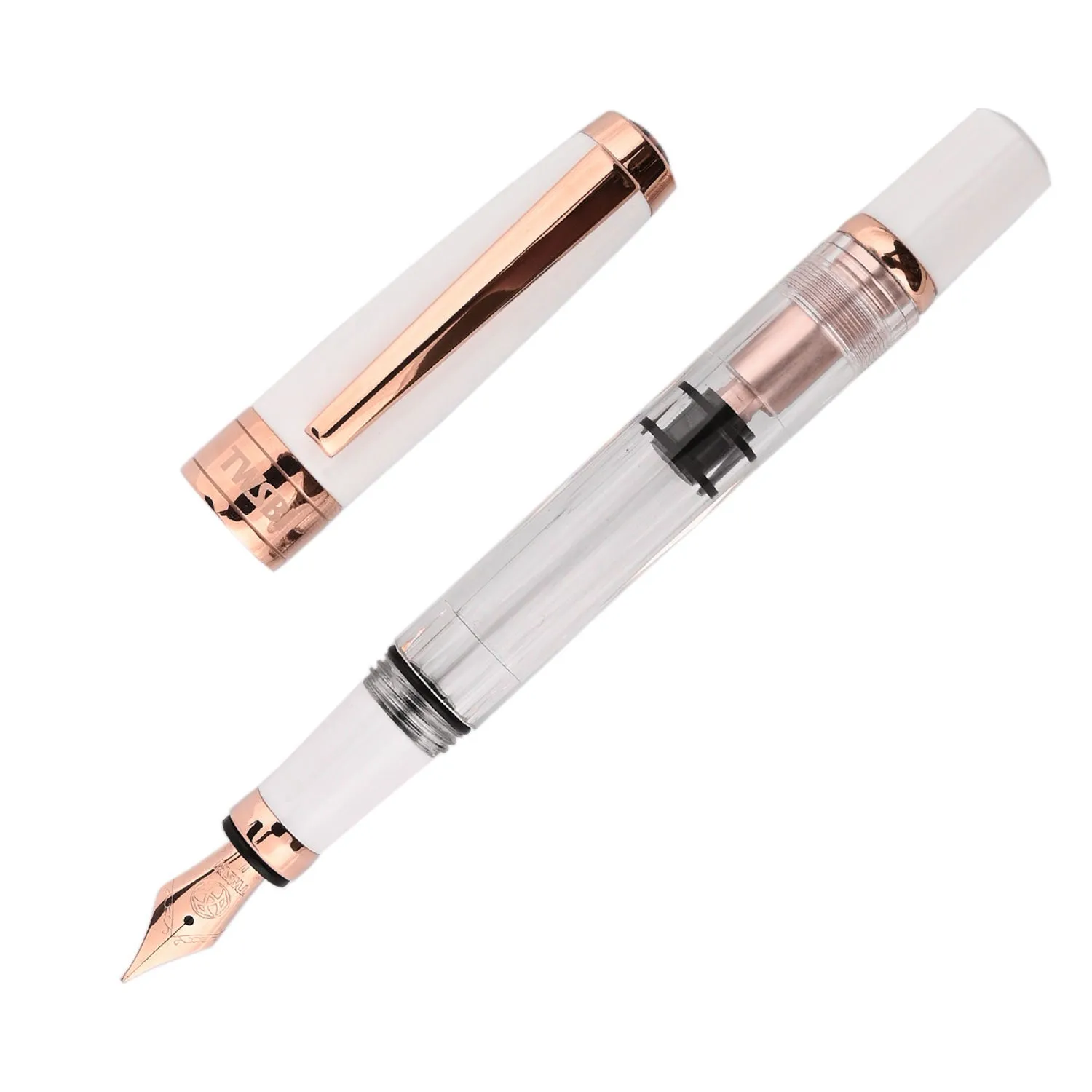 TWSBI Diamond 580 RG II Fountain Pen White Extra Fine